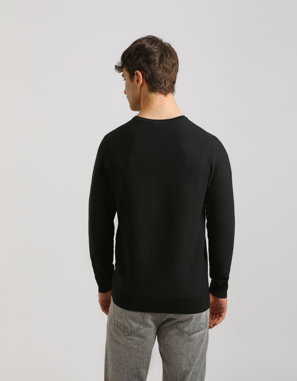 Maglia girocollo in viscosa