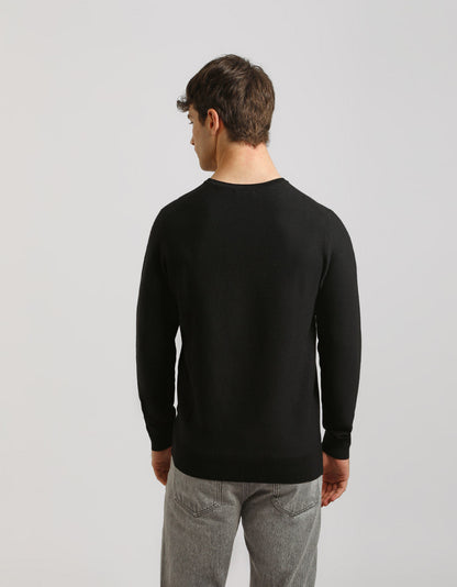 Maglia girocollo in viscosa