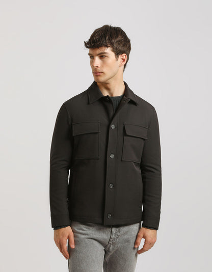 Giacca camicia con bottoni