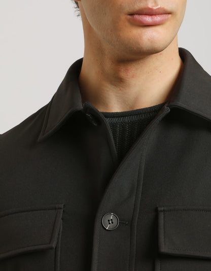 Giacca camicia con bottoni