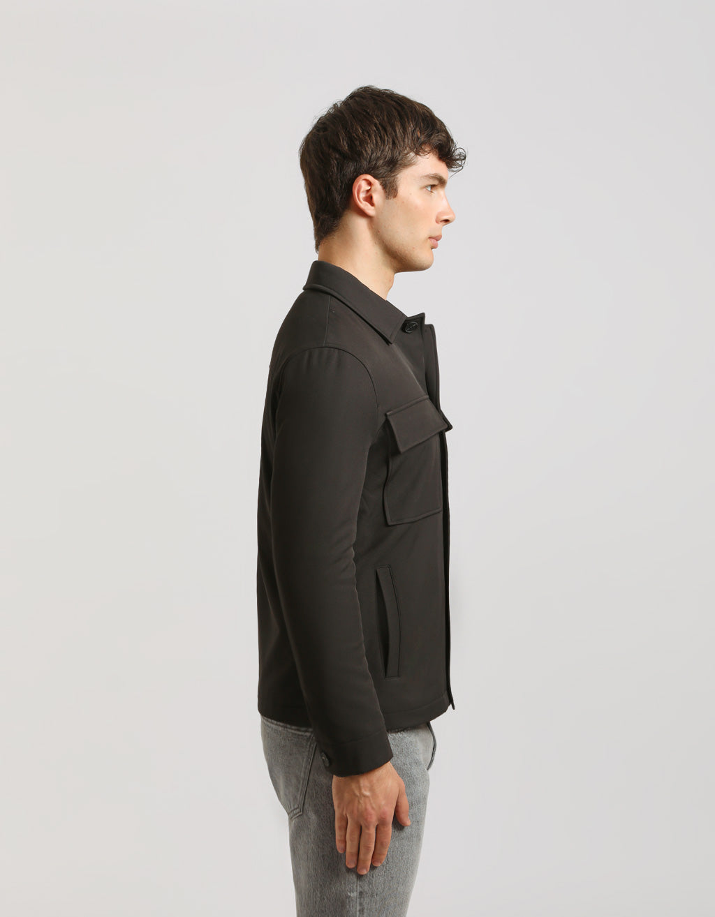 Giacca camicia con bottoni