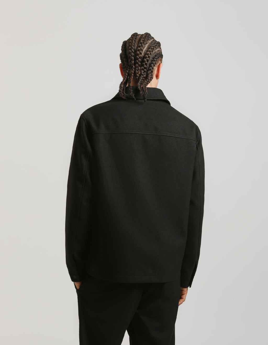 Giacca camicia in tessuto tecnico