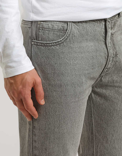 Jeans slim fit grigio