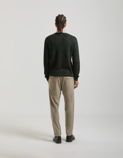 Pantaloni chino con laccetto