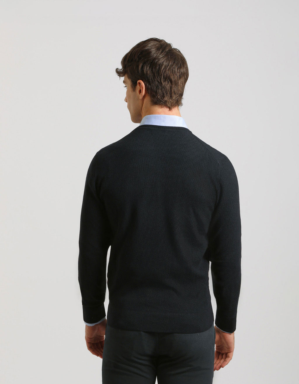 Maglia girocollo strutturata