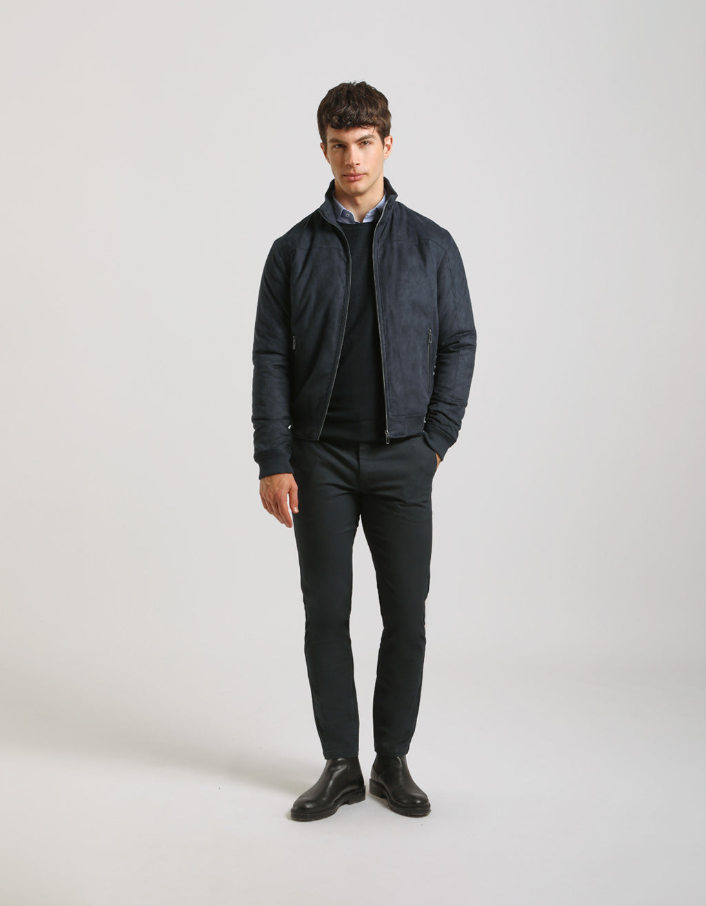 Maglia girocollo strutturata