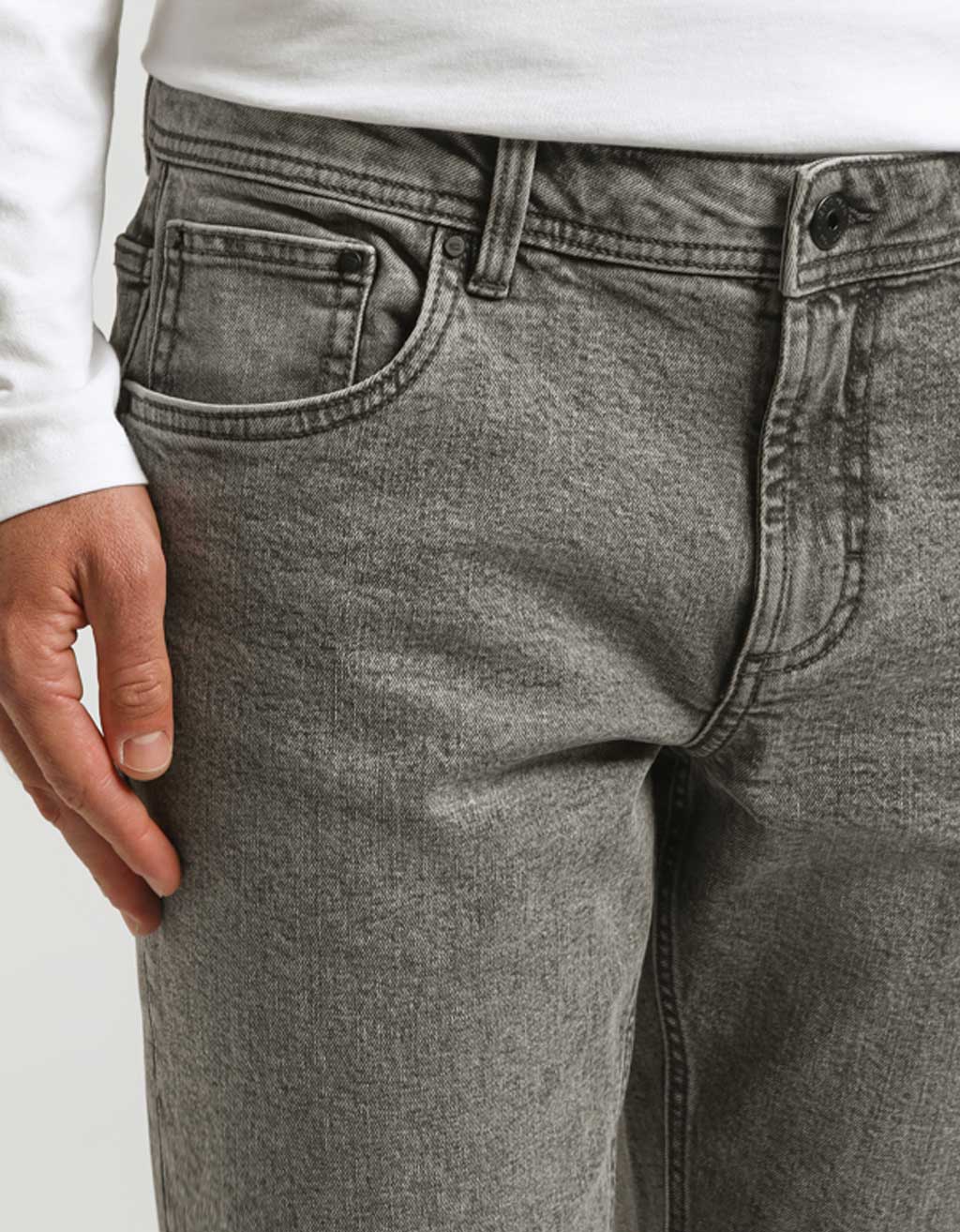 Jeans slim fit grigio