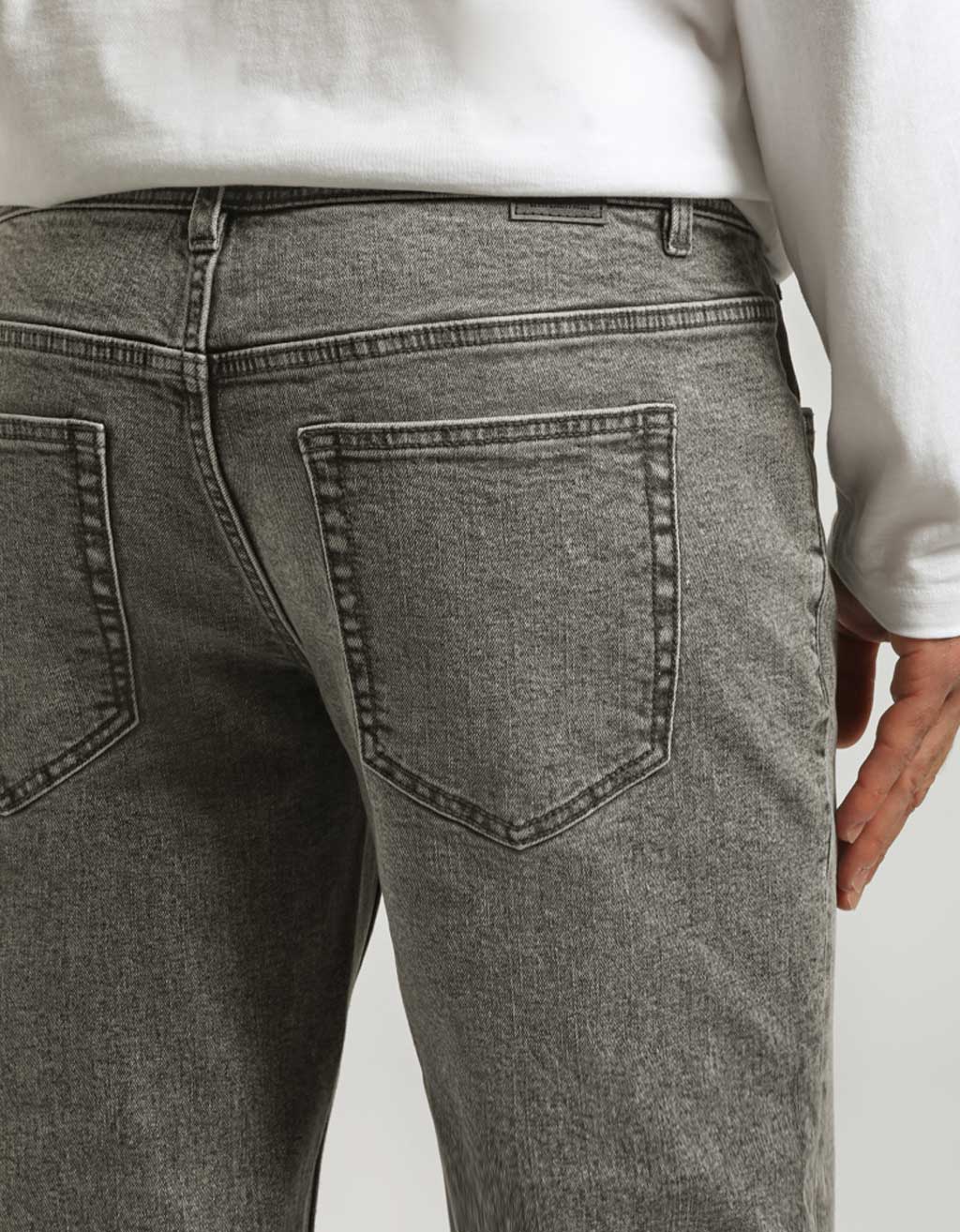 Jeans slim fit grigio