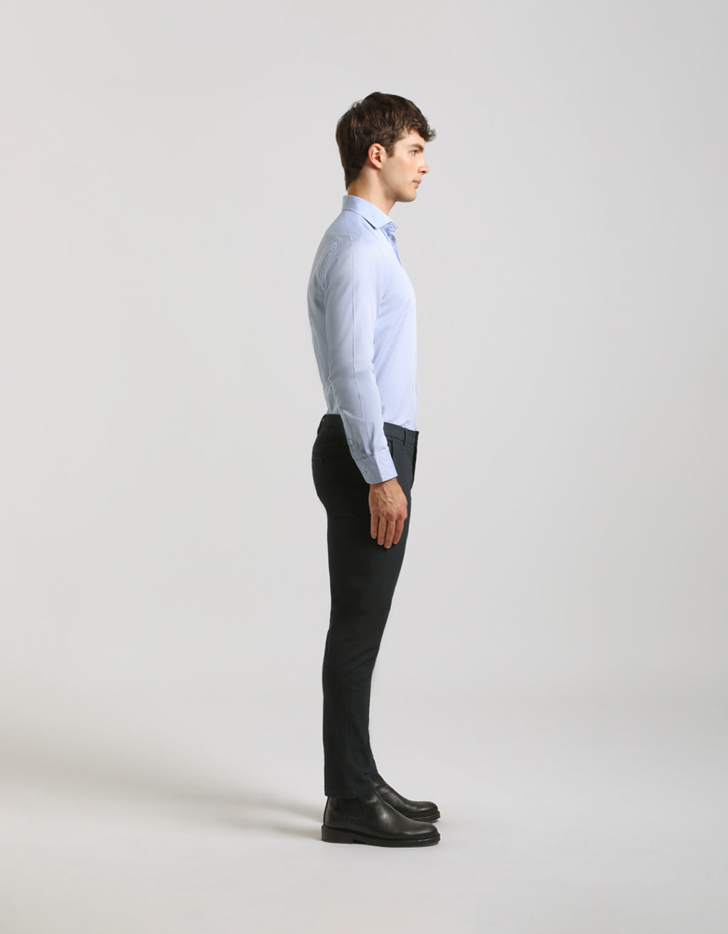 Pantaloni chino microfantasia