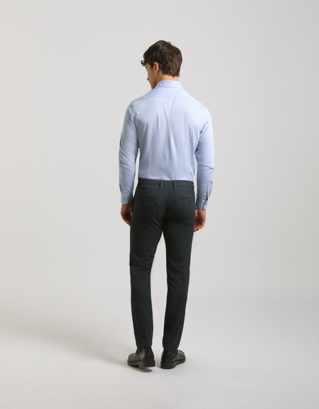 Pantaloni chino microfantasia
