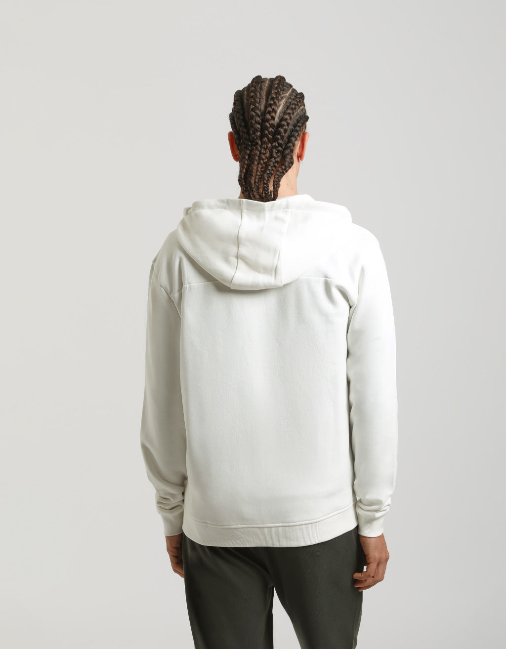 Felpa zip con cappuccio