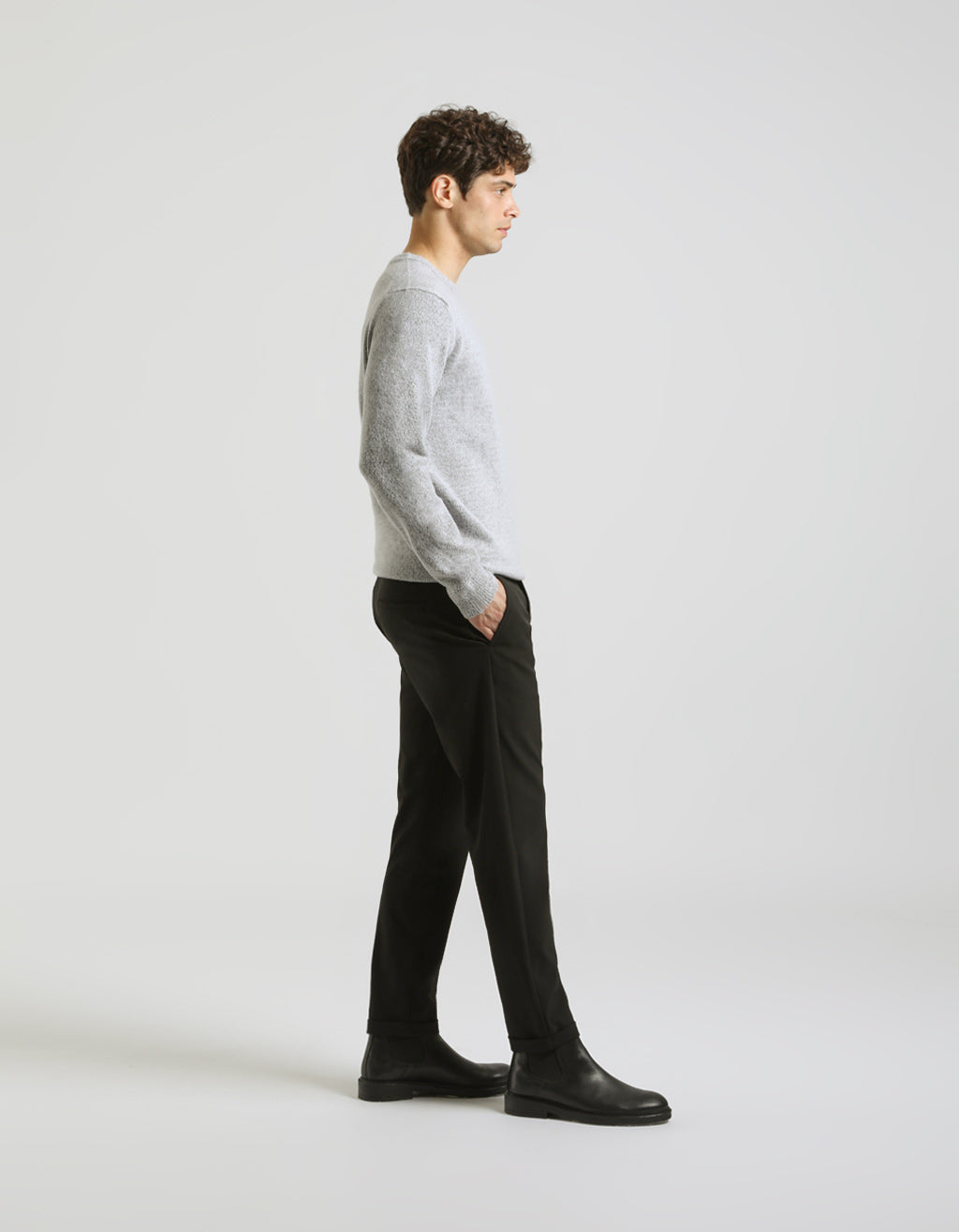 Pantaloni chino in tessuto tecnico