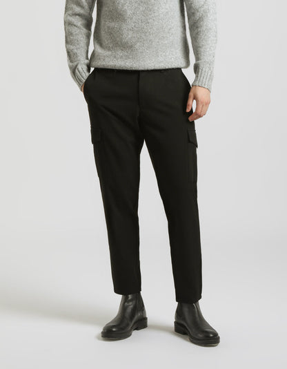 Pantaloni cargo in misto viscosa