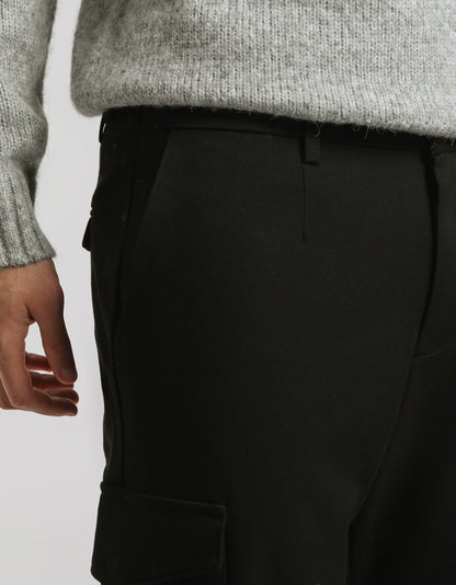 Pantaloni cargo in misto viscosa