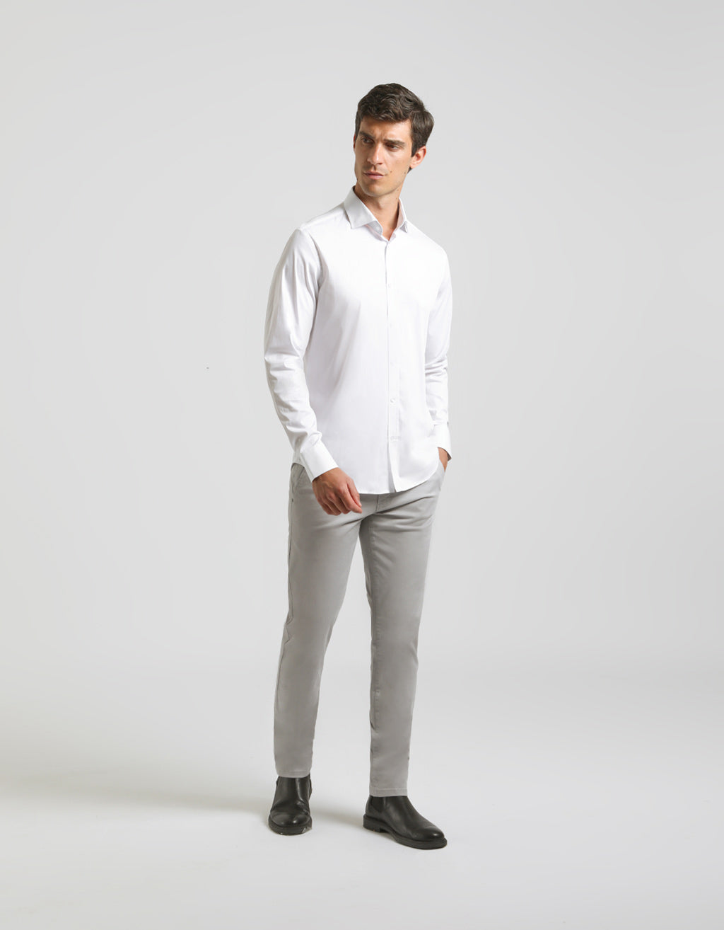 Pantaloni chino in cotone