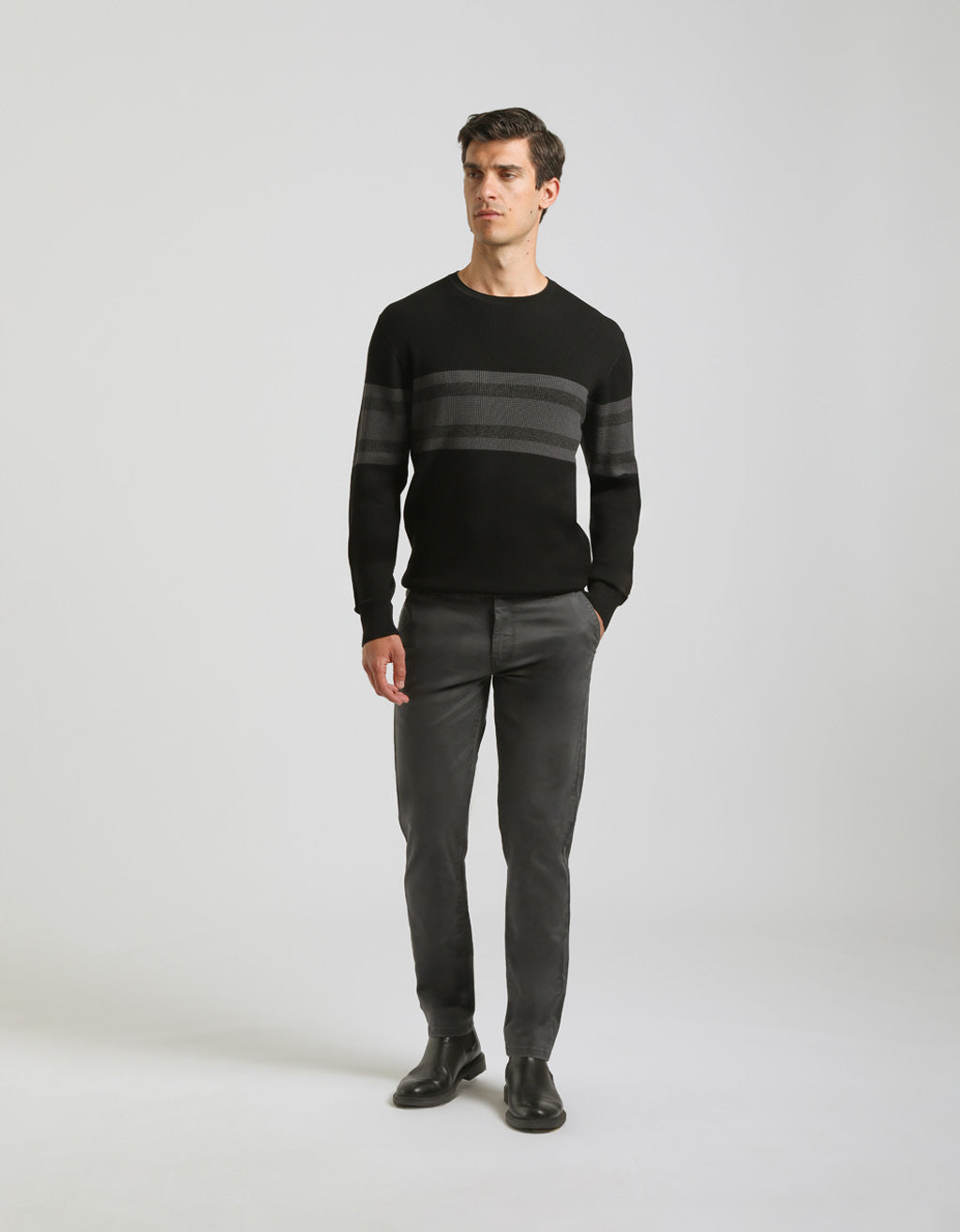 Pantaloni chino in cotone