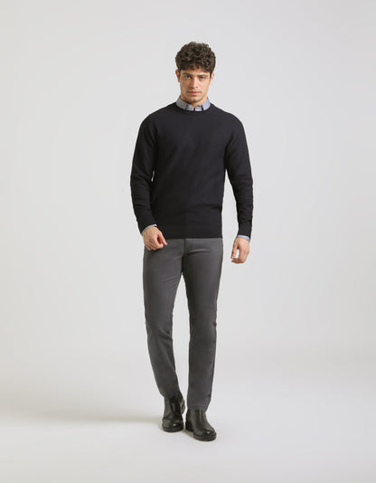 Maglia girocollo strutturata