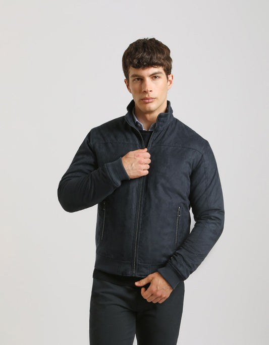 Bomber effetto camoscio