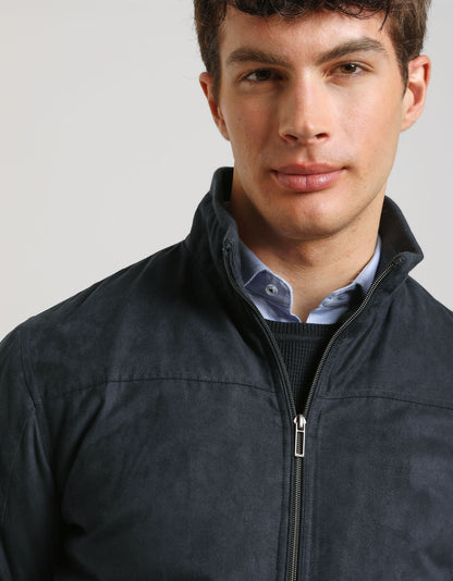 Bomber effetto camoscio