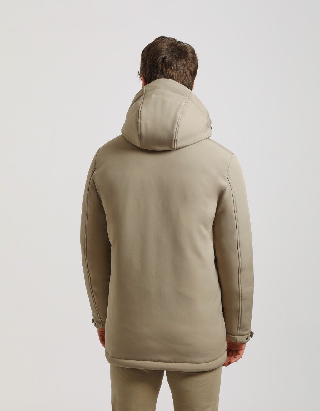 Giubbotto spolverino con cappuccio