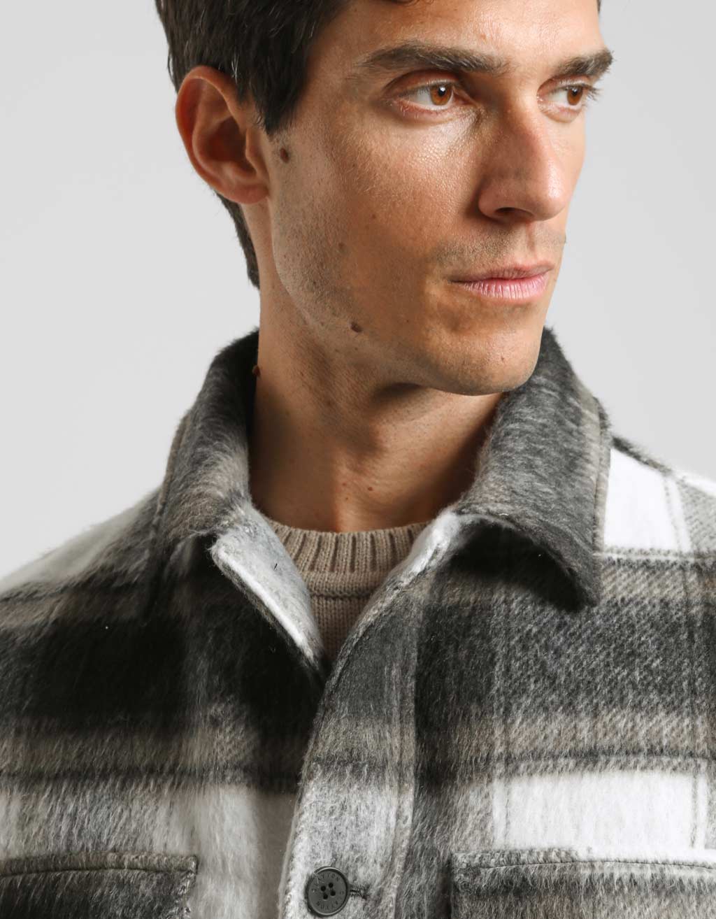 Giacca camicia a quadri