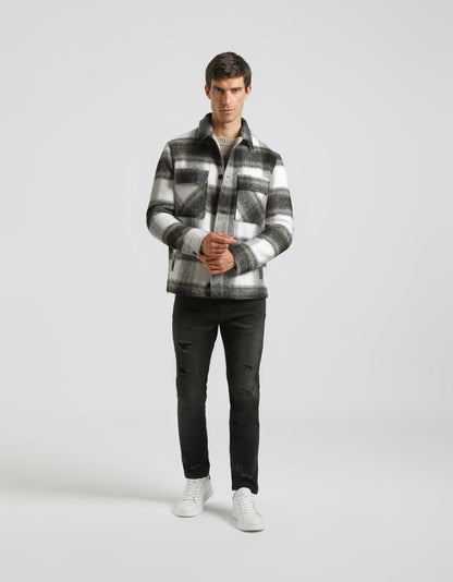 Giacca camicia a quadri