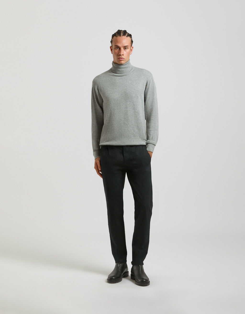 Pantaloni Chino con vita elastica