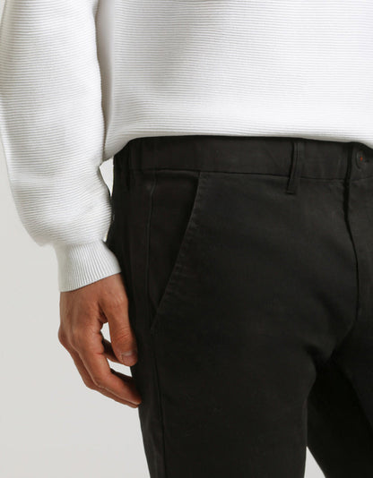 Pantaloni Chino con vita elastica