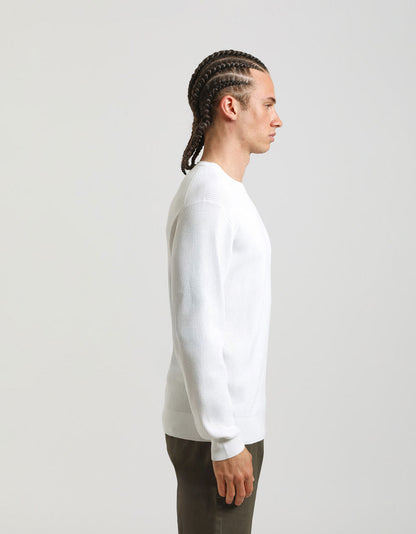 Maglia girocollo in viscosa