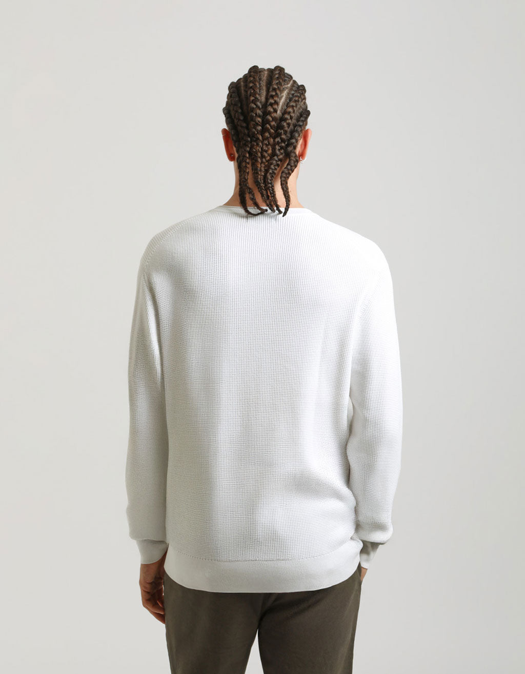 Maglia girocollo in viscosa