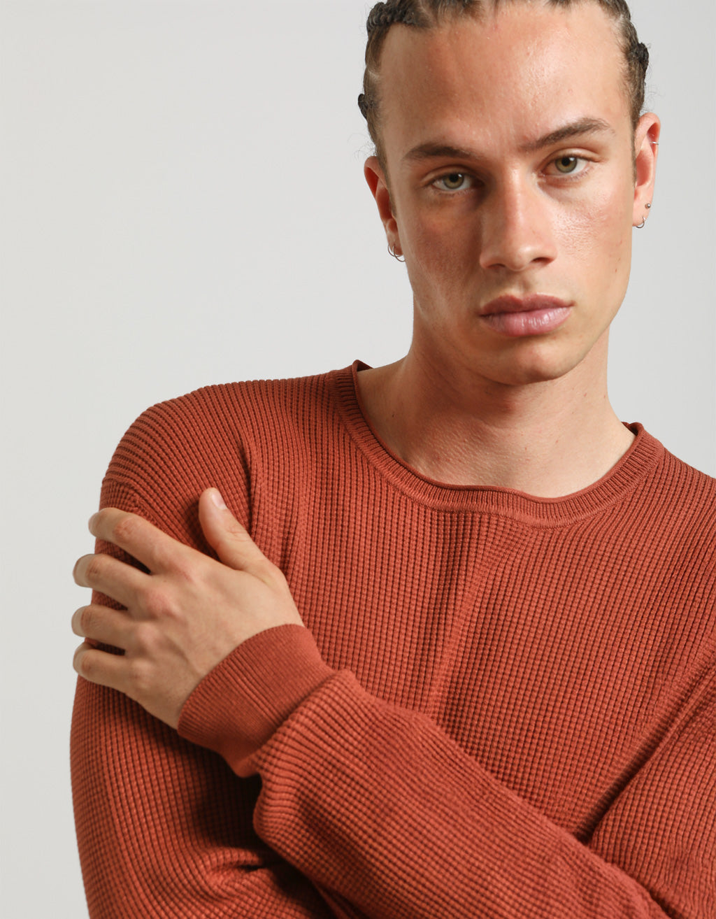 Maglia girocollo in viscosa