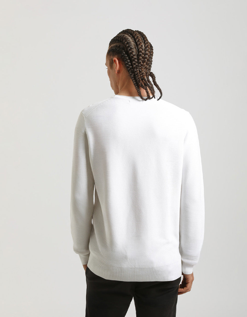 Maglia girocollo in viscosa