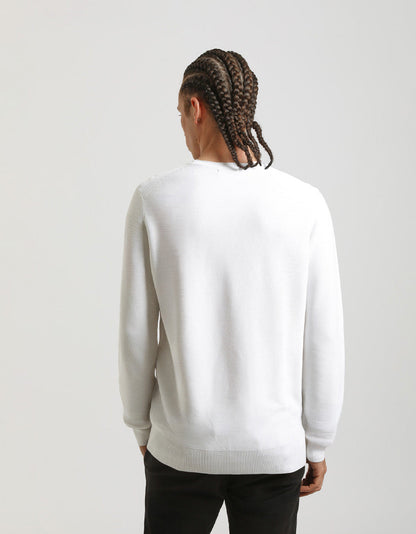 Maglia girocollo in viscosa