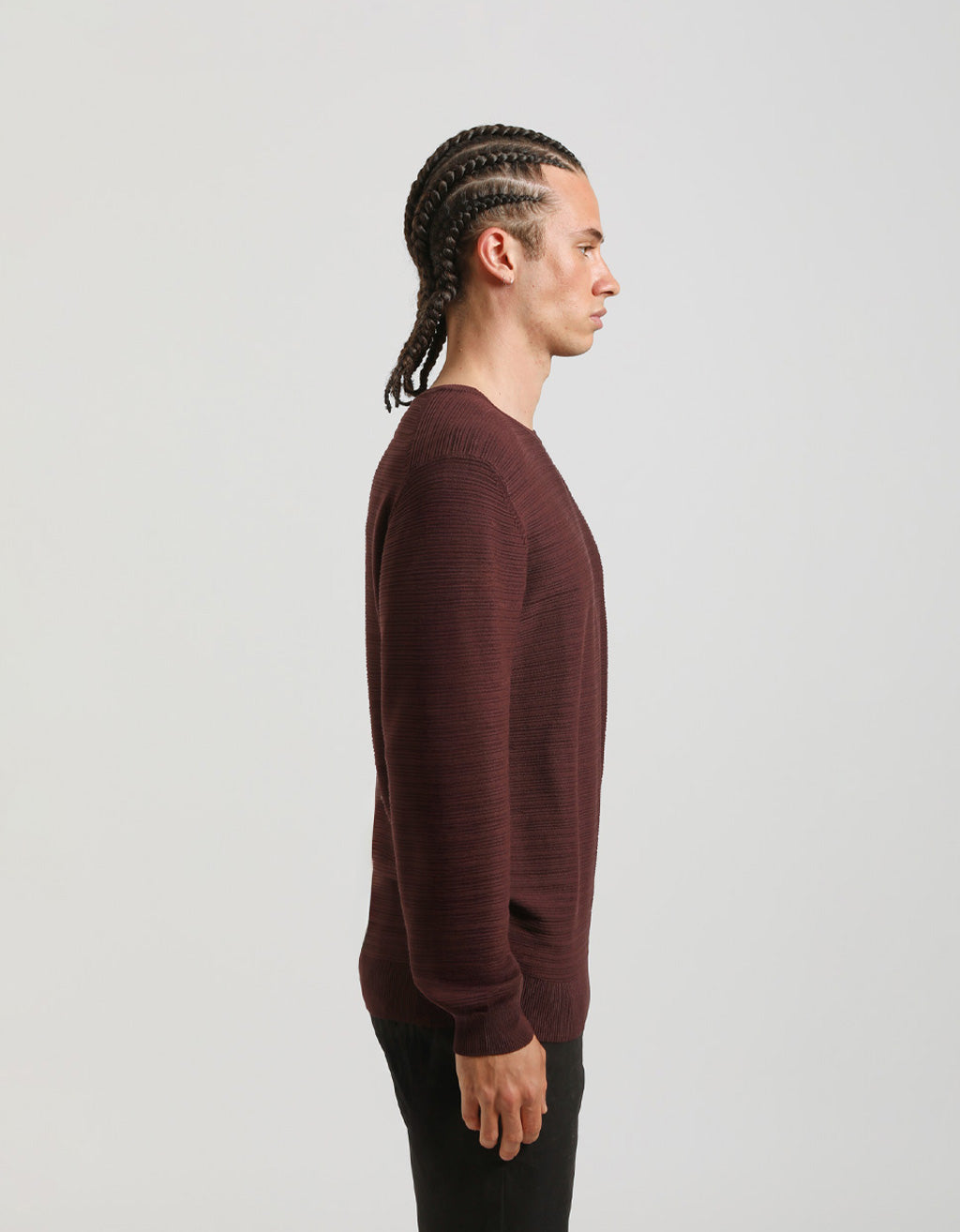 Maglia girocollo strutturata