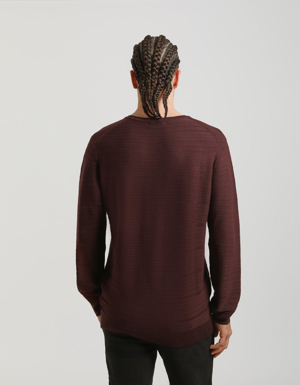 Maglia girocollo strutturata