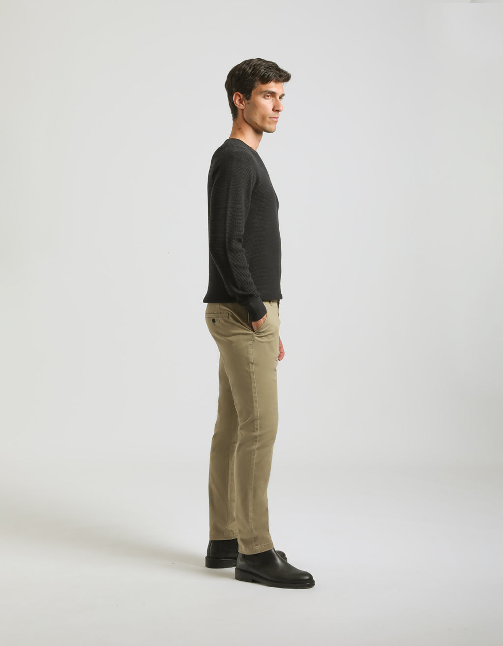 Pantaloni chino in cotone