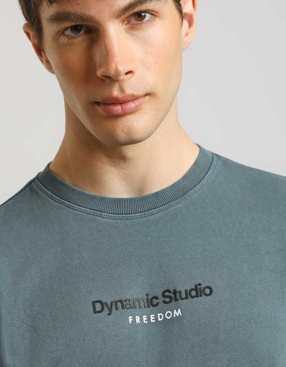 Felpa girocollo 100% cotone