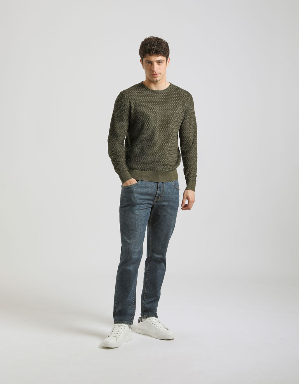 Maglia girocollo 100% cotone