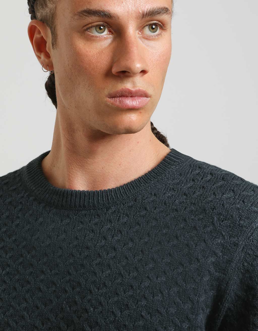 Maglia girocollo strutturata