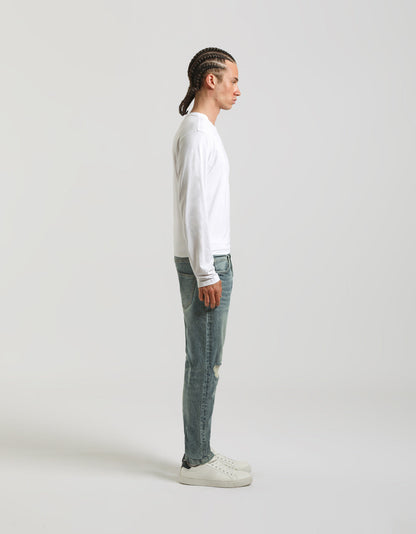 Jeans regular fit con strappi