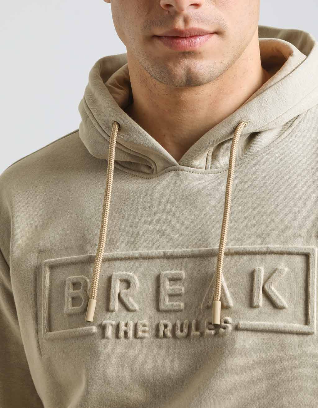 Felpa con cappuccio con stampa