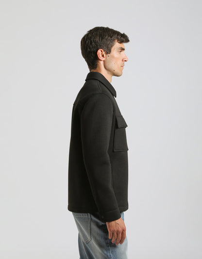 Giacca camicia in tessuto tecnico