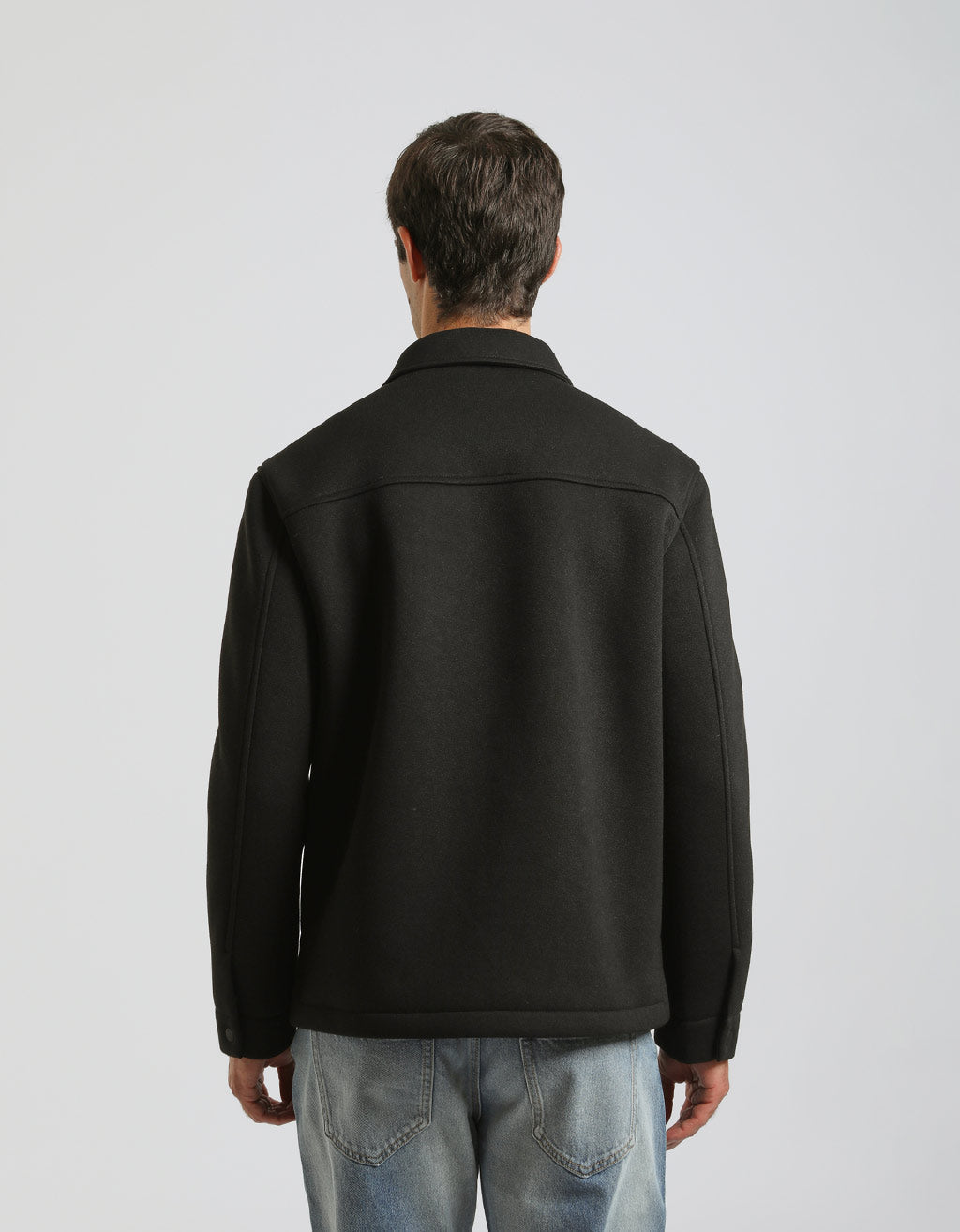 Giacca camicia in tessuto tecnico