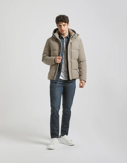 Giubbotto imbottito con cappuccio