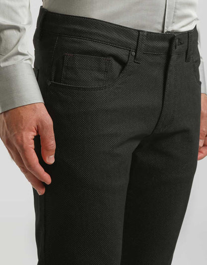 Pantaloni cinque tasche fantasia