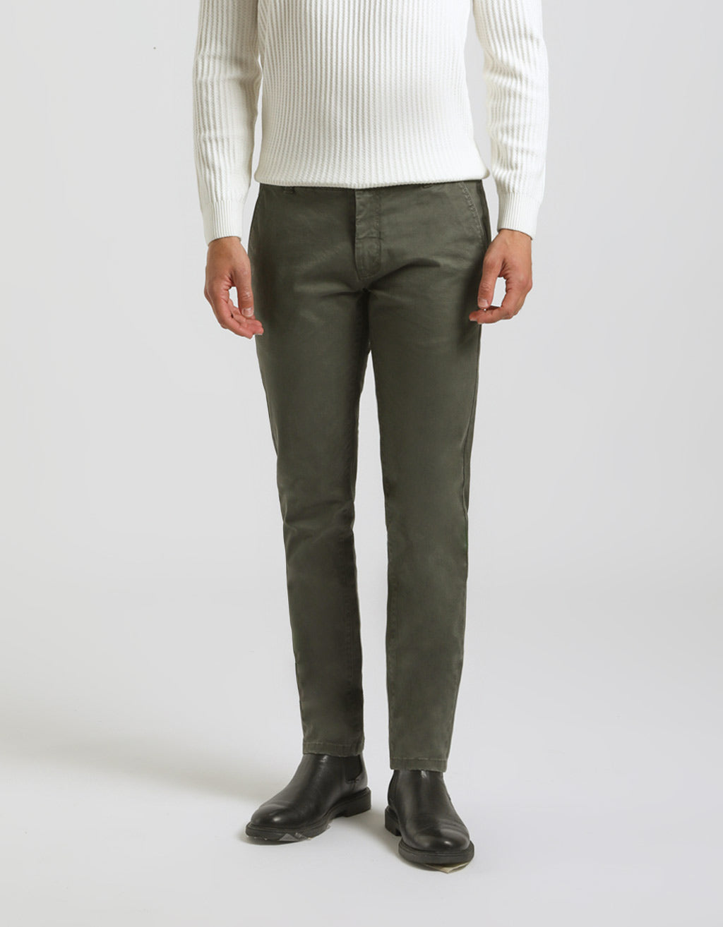 Pantaloni chino in cotone