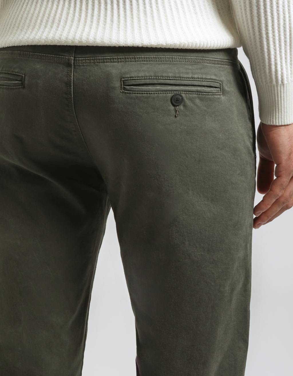 Pantaloni chino in cotone