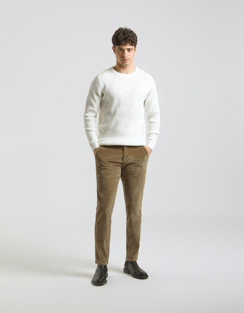 Pantaloni chino di velluto