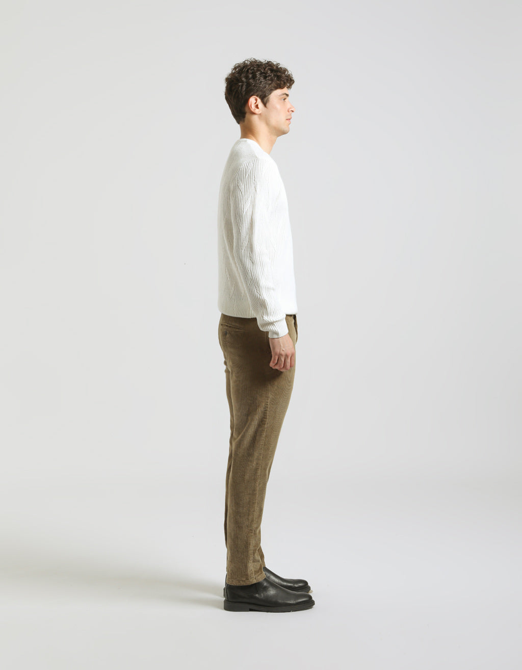 Pantaloni chino di velluto