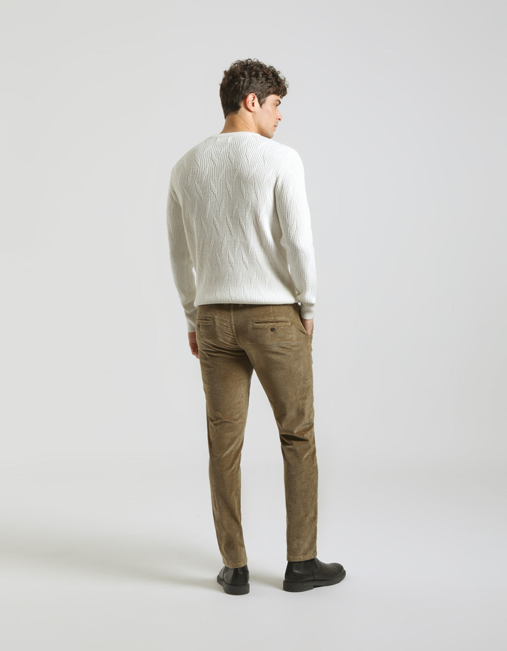 Pantaloni chino di velluto